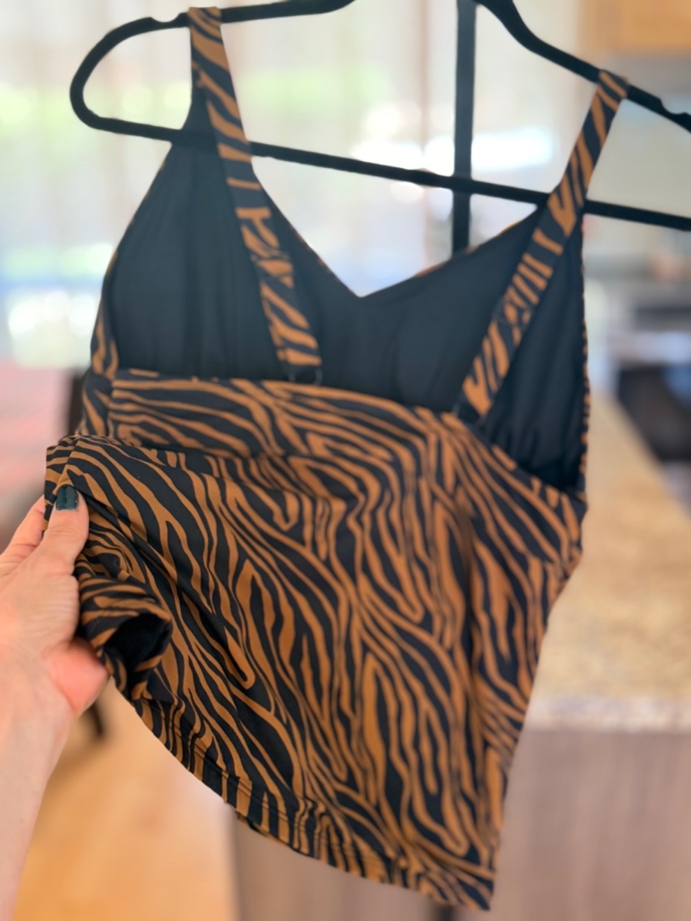 New Knix Animal Print Tankini Tank Top - Picture 5 of 6